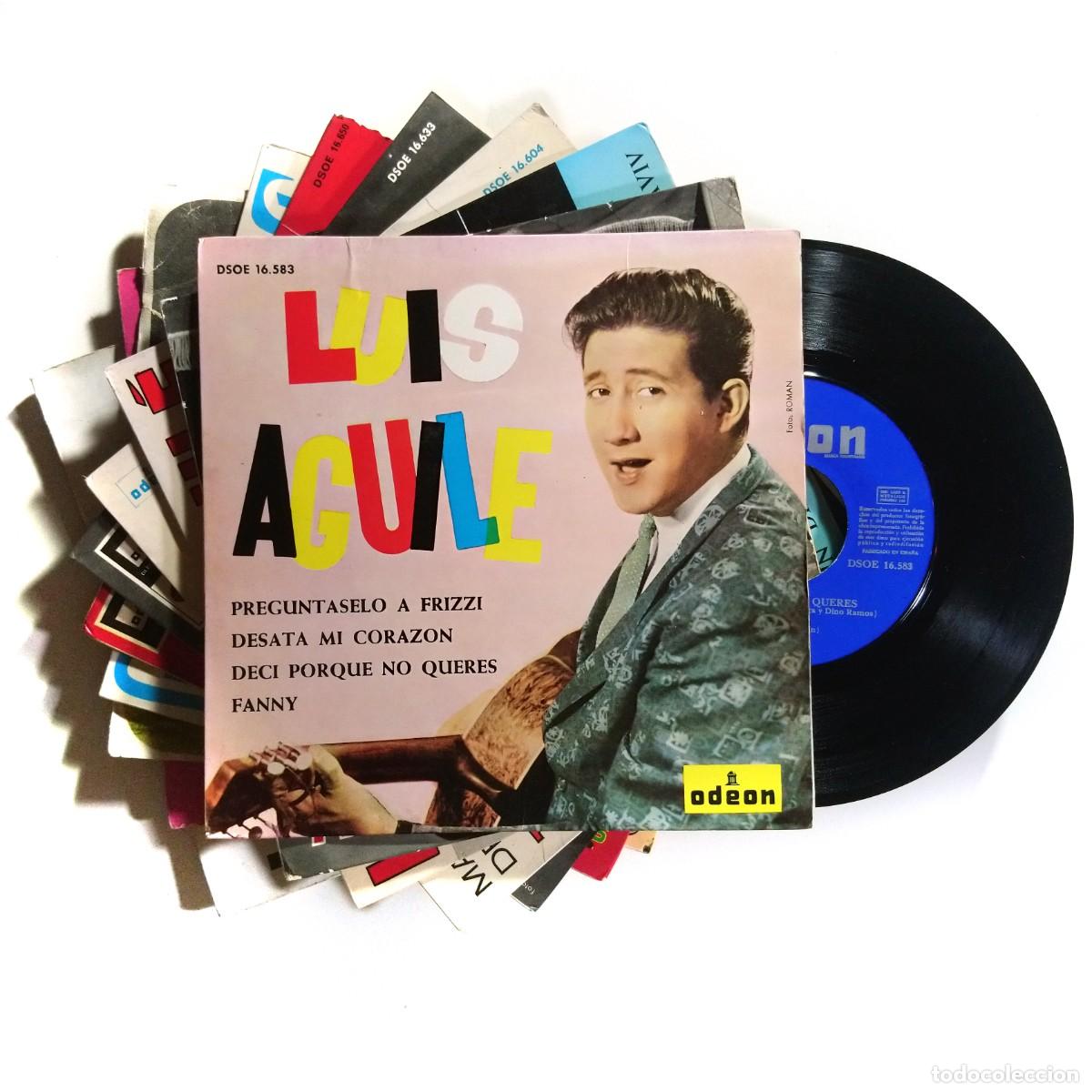 Discos de vinilo: LUiS AGUiLE Lote 33 EP que tal dolly historias de la television en el amor mas ritmo con twist