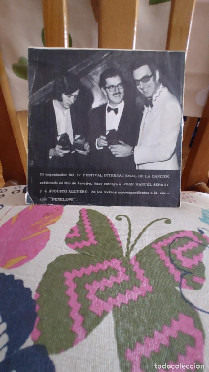 Discos de vinilo: JOAN MANUEL SERRAT-SINGLE PENELOPE - Foto 2