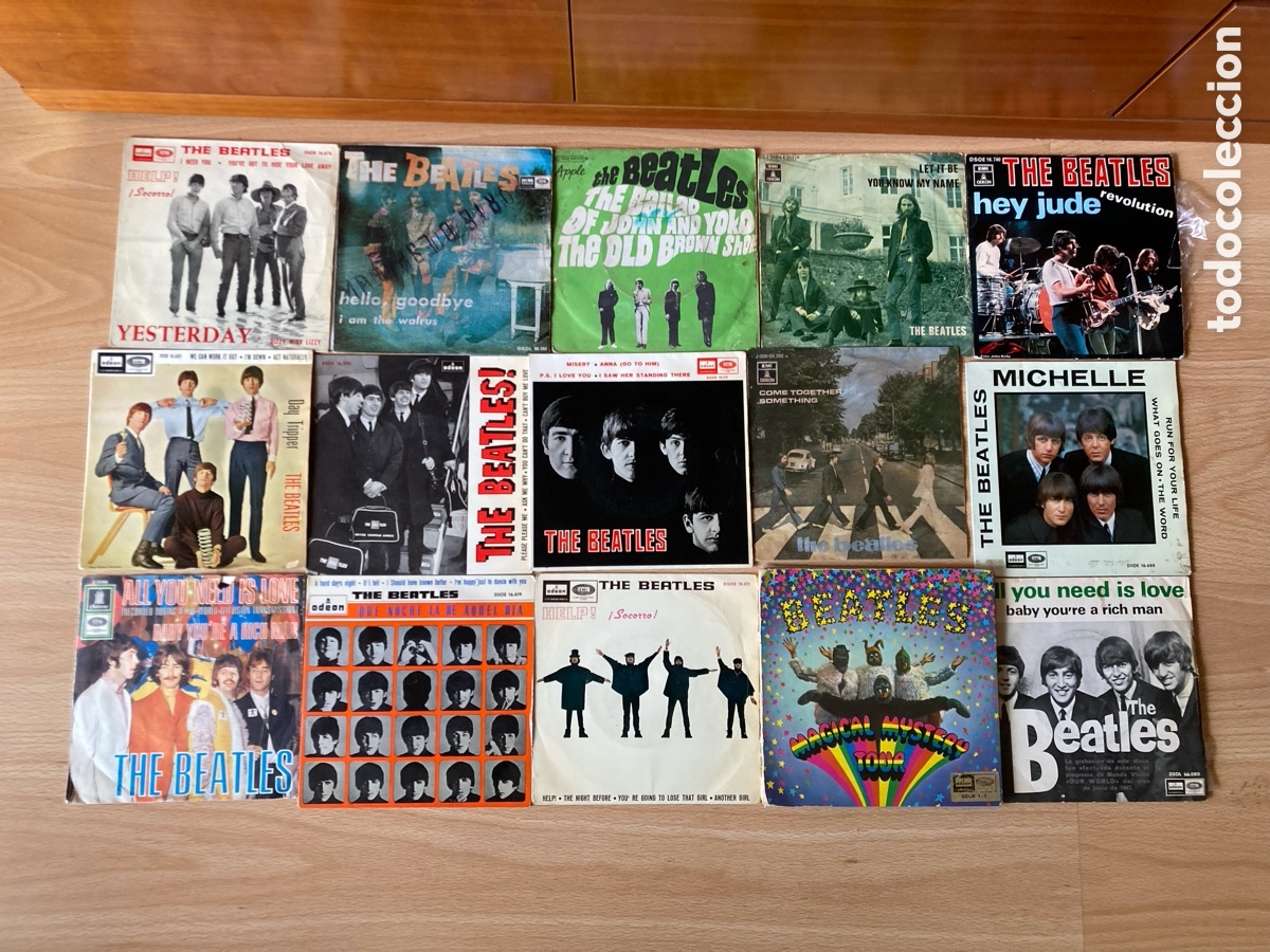 Discos de vinilo: LOTE VINILOS SINGLES THE BEATLES