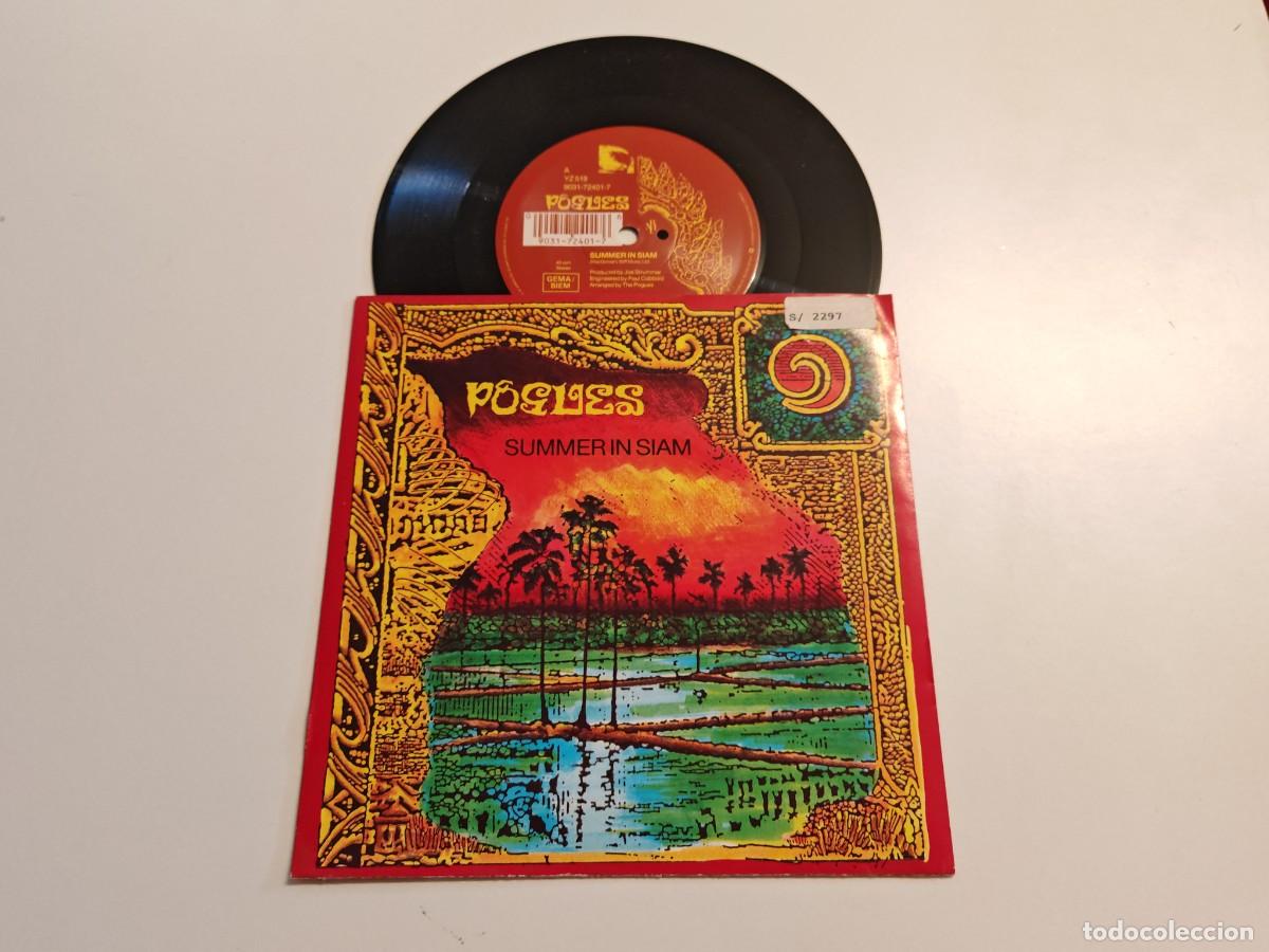 Discos de vinilo: THE POGUES Summer in Siam 7&rdquo; SINGLE VINILO DEL A&Ntilde;O 1990 ALEMANIA CONTIENE 2 TEMAS