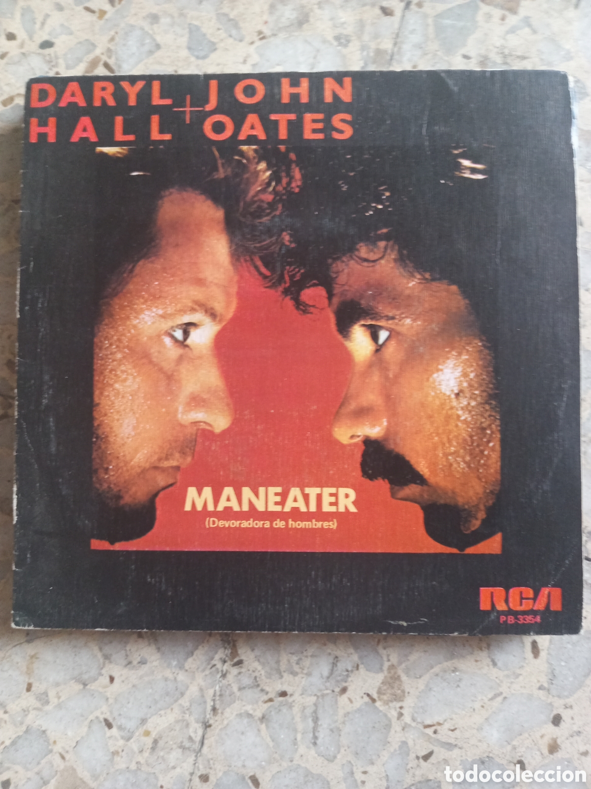 Disques de vinyle: SGL DARYL HALL JOHN OATES MANEATER 1982 PROMO