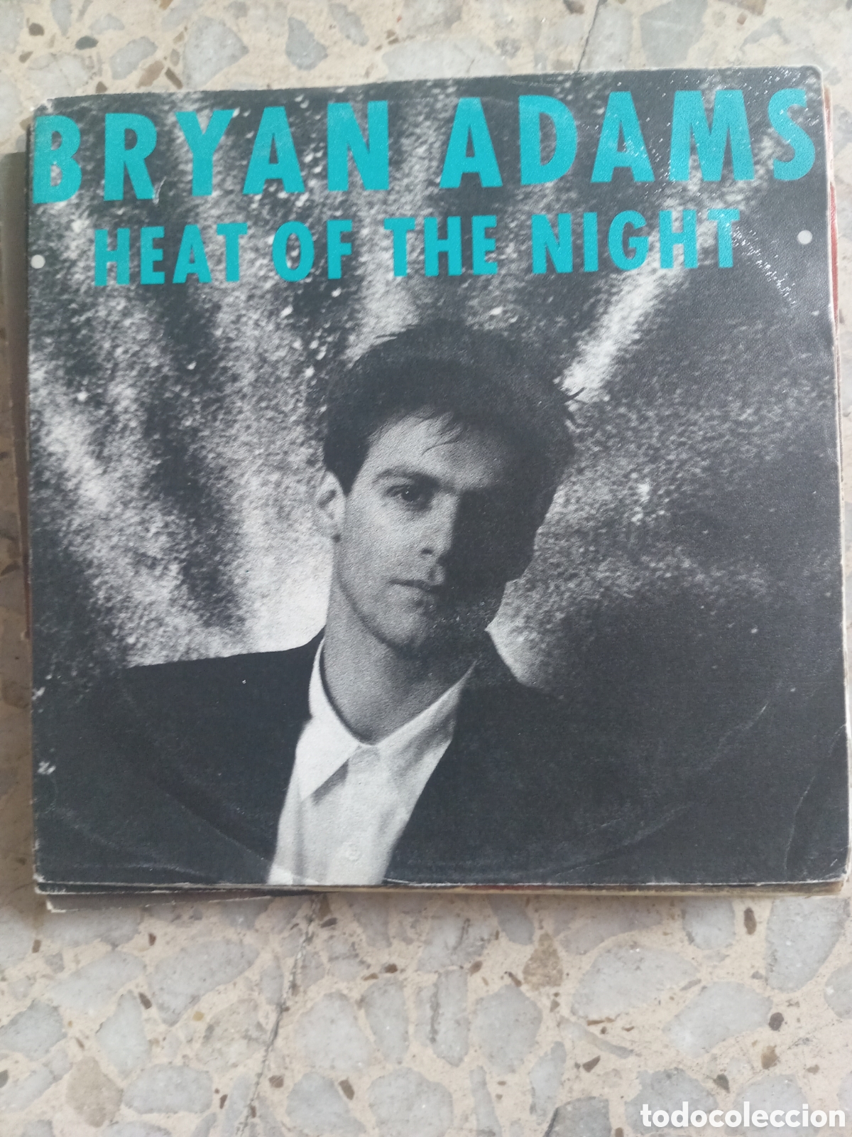 Disques de vinyle: SGL BRYAN ADAMS HEAT OF THE NIGHT 1987