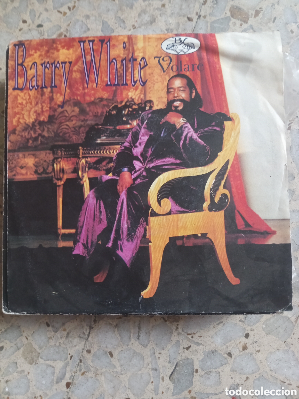 Disques de vinyle: SGL BARRY WHITE VOLARE 1991 UK