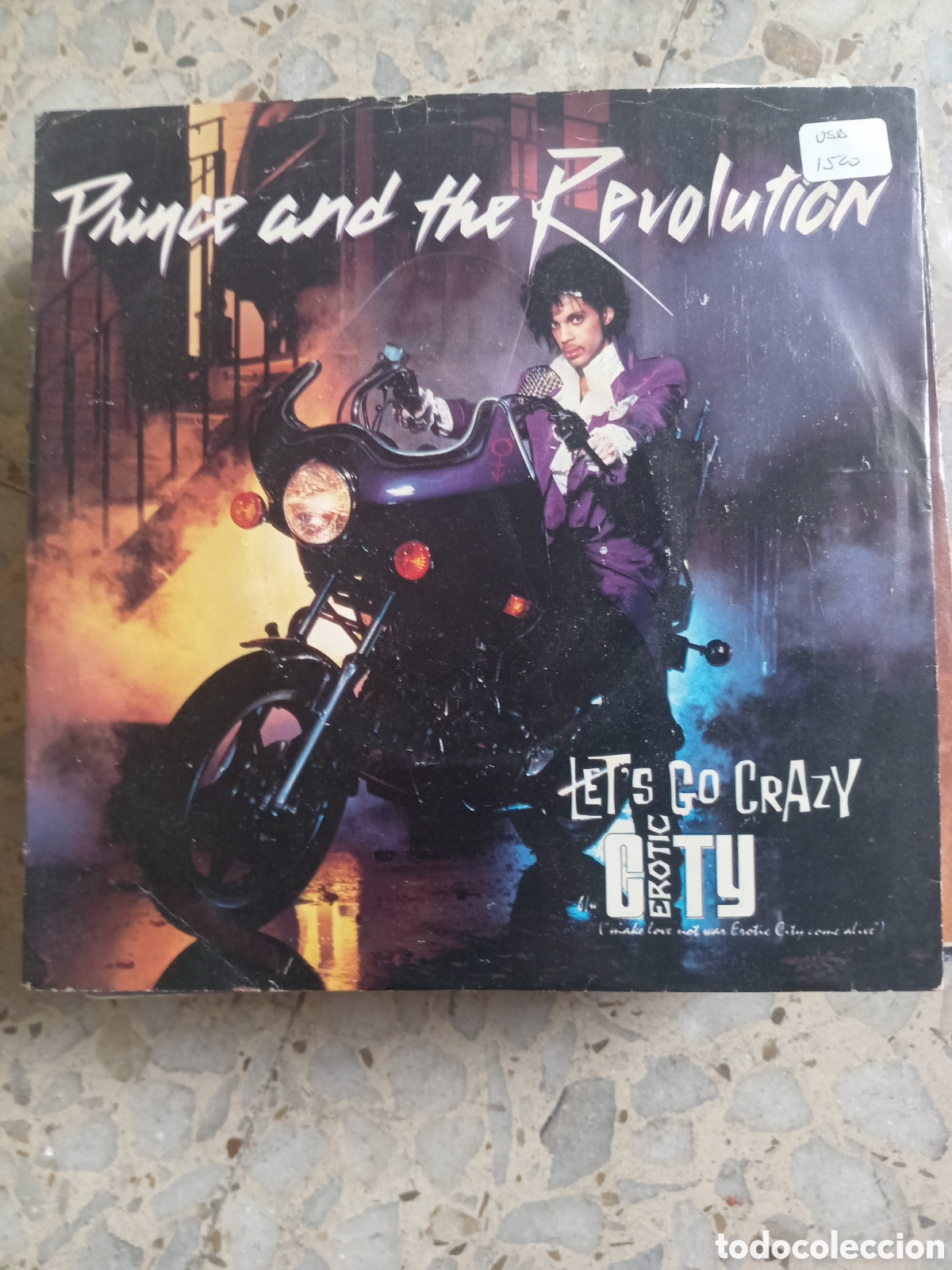 Discos de vinilo: SGL PRINCE AND THE REVOLUTION LET&acute;S GO CRAZY EROTIC CITY 1984 USA