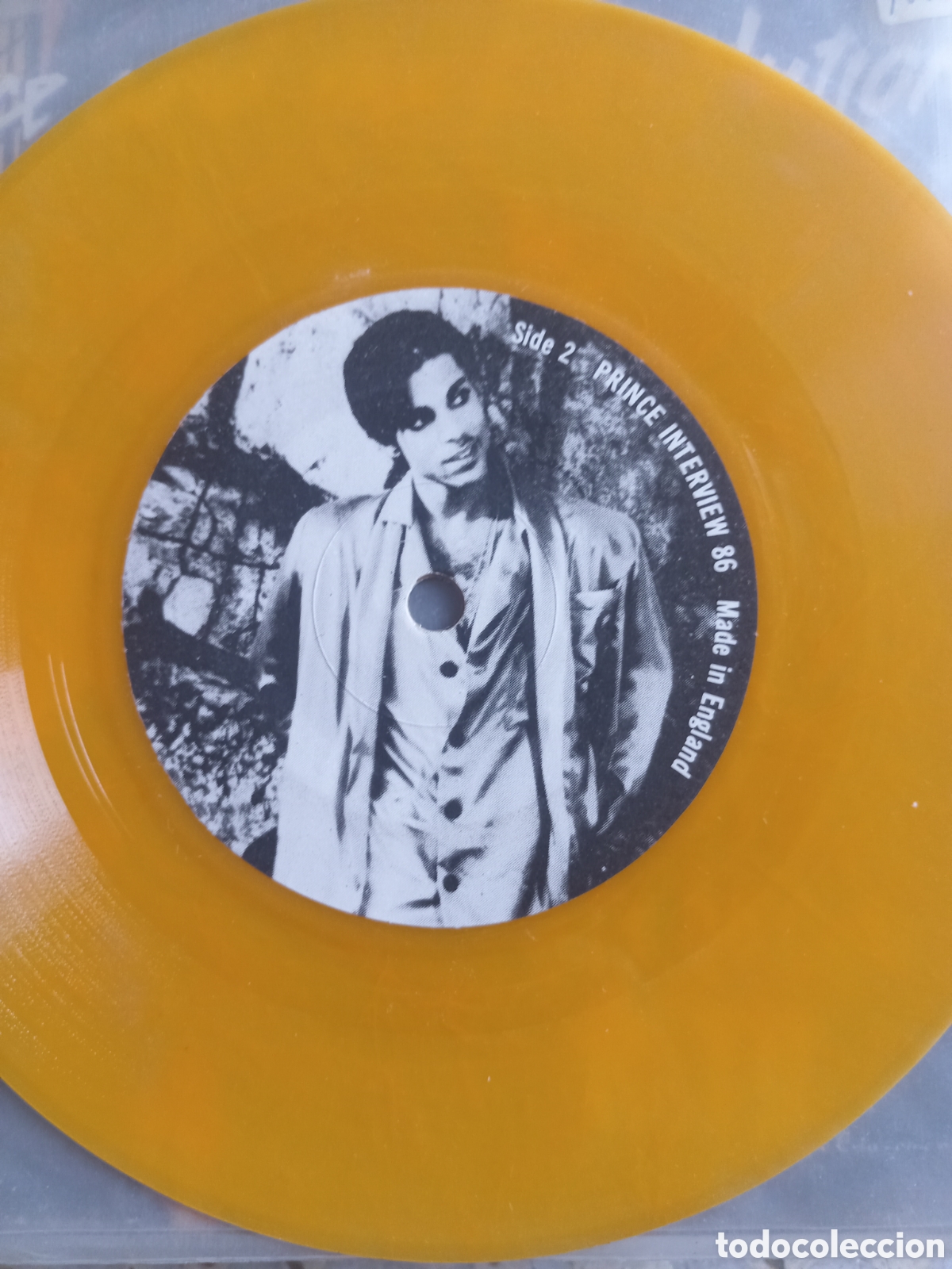 Discos de vinilo: SGL PRINCE INTERVIEW 1986 UK AMARILLO NO COVER NO OFICIAL