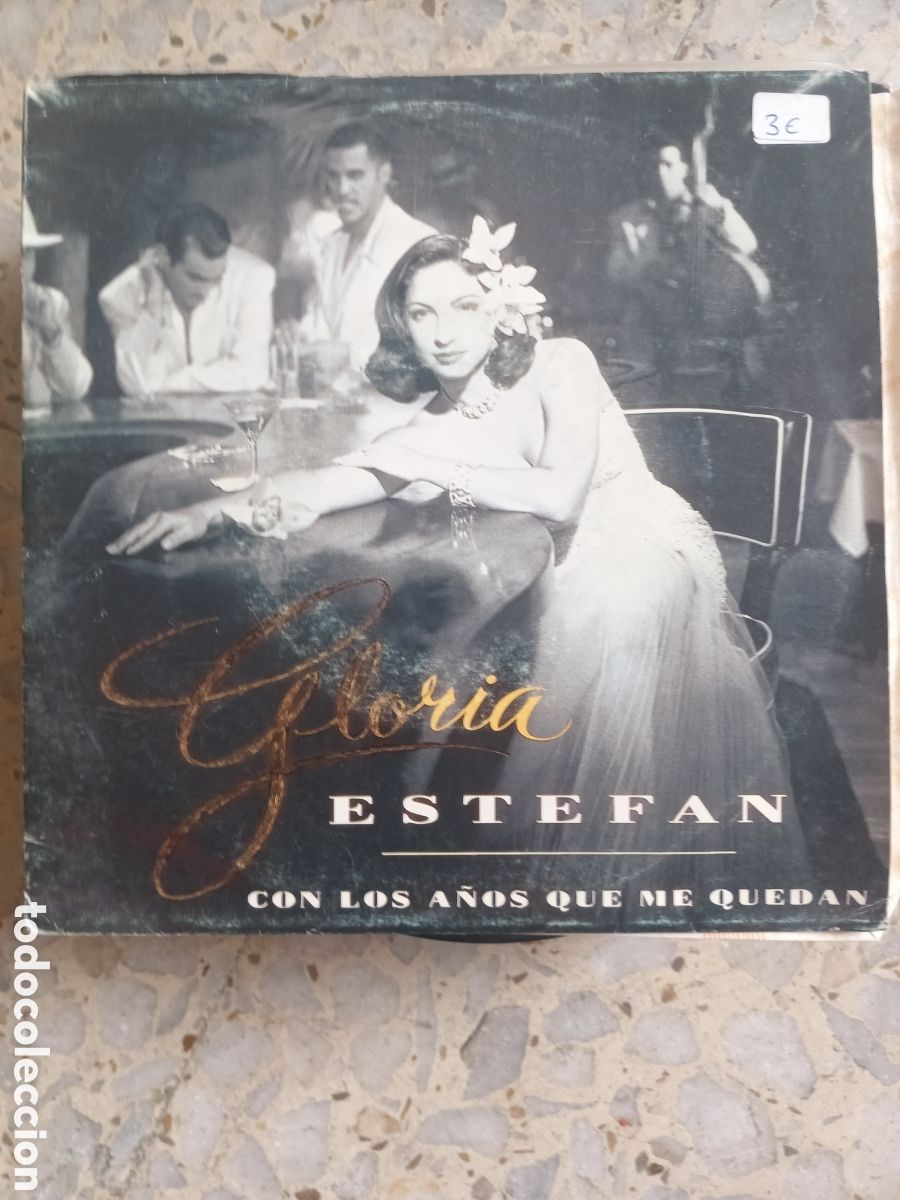 Discos de vinilo: SGL GLORIA ESTEFAN CON LOS A&Ntilde;OS QUE ME QUEDAN 1993 PROMO