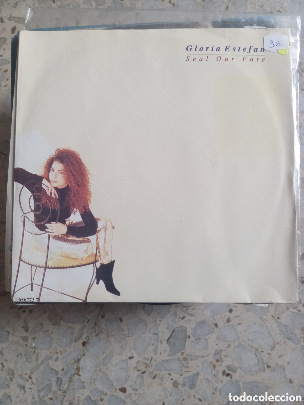 Discos de vinilo: SGL GLORIA ESTEFAN SEAL OUR FATE 1991 UK