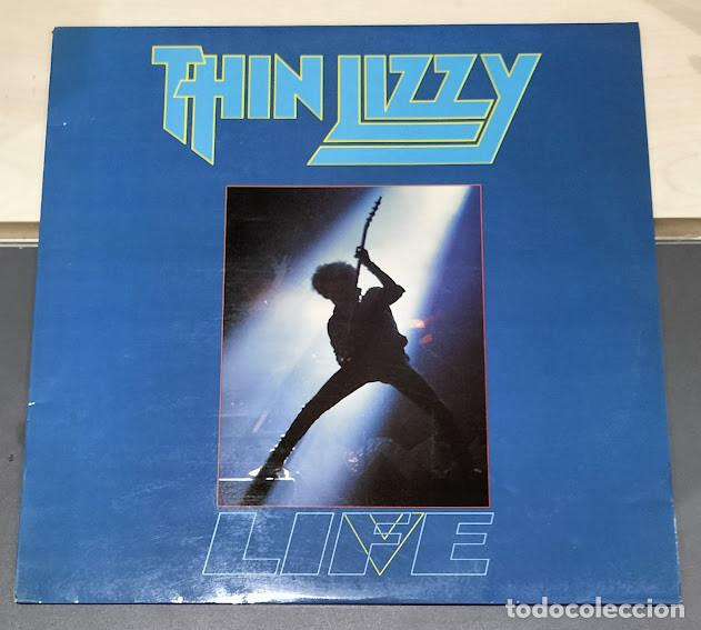 Discos de vinilo: Thin Lizzy &lrm;- Life Live - 2LP Vertigo &lrm;ref. 812 882-1. Ed. espa&ntilde;ola 1983.