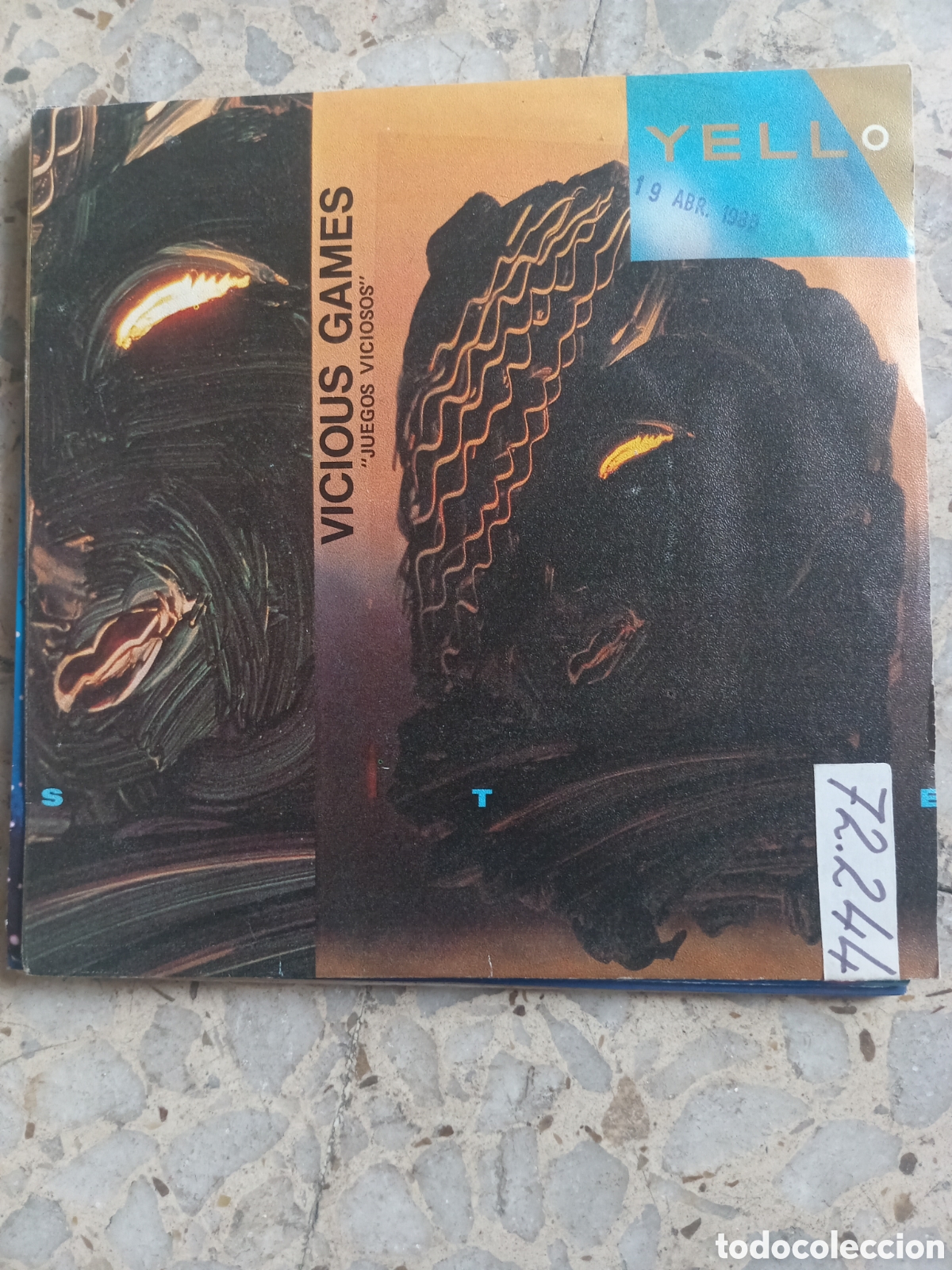 Disques de vinyle: SGL YELLO VICIOUS GAMES 1985