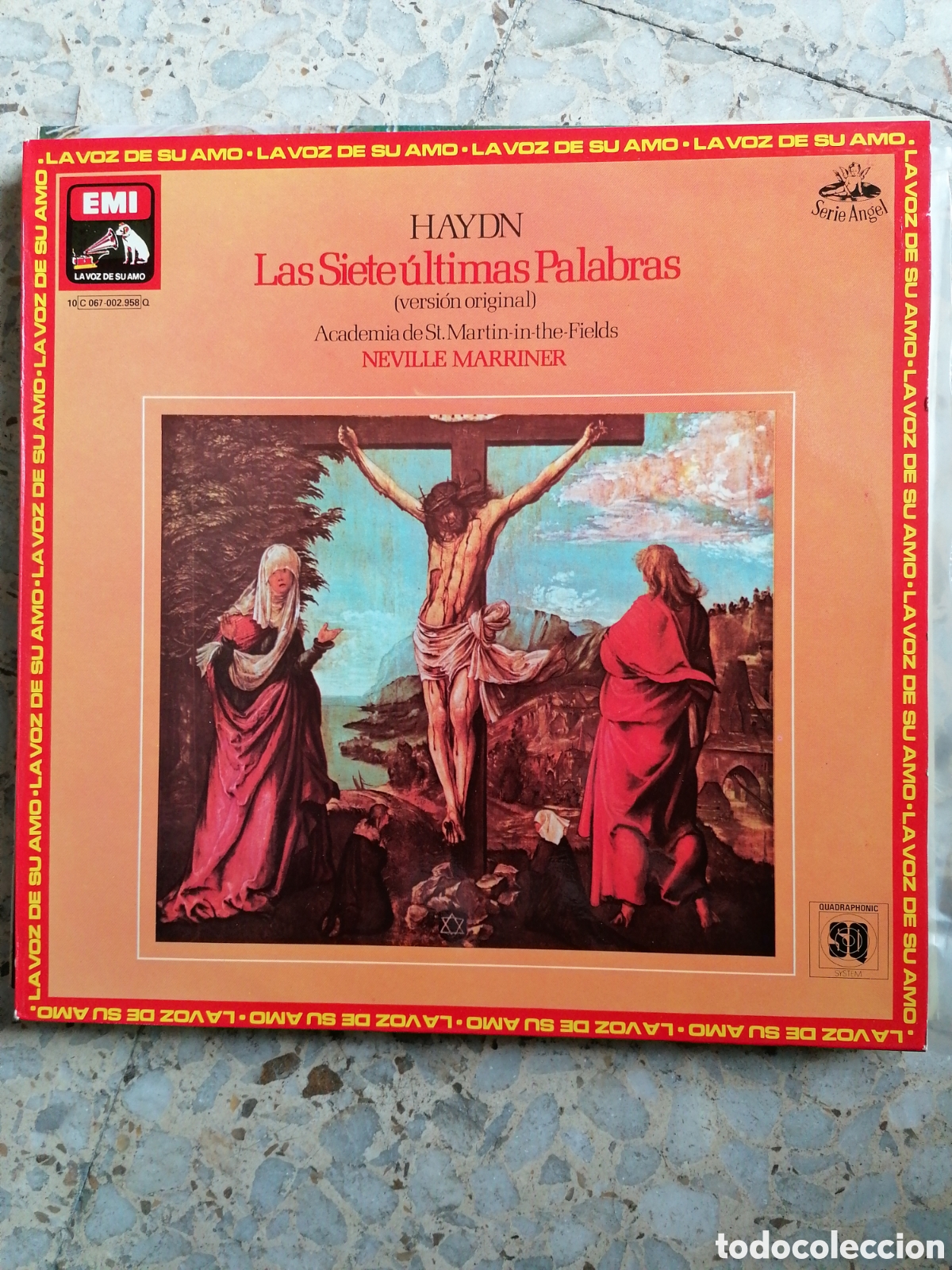 Discos de vinilo: LP HAYDN LAS SIETE ULTIMAS PALABRAS NEVILLE MARRINER 1979