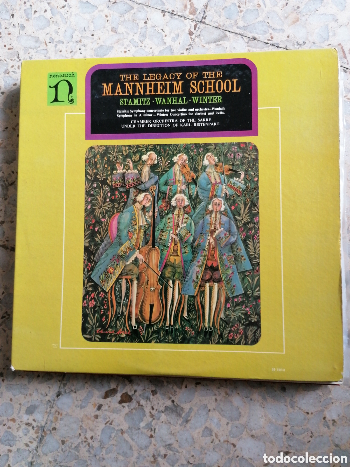 Discos de vinilo: LP THE LEGACY OF THE MANNHEIM SCHOOL STAMITZ WANHAL WINTER USA