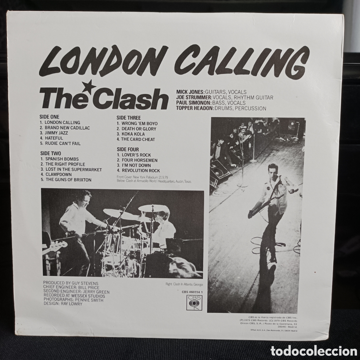 Discos de vinilo: The Clash - London Calling 1989 - Foto 2