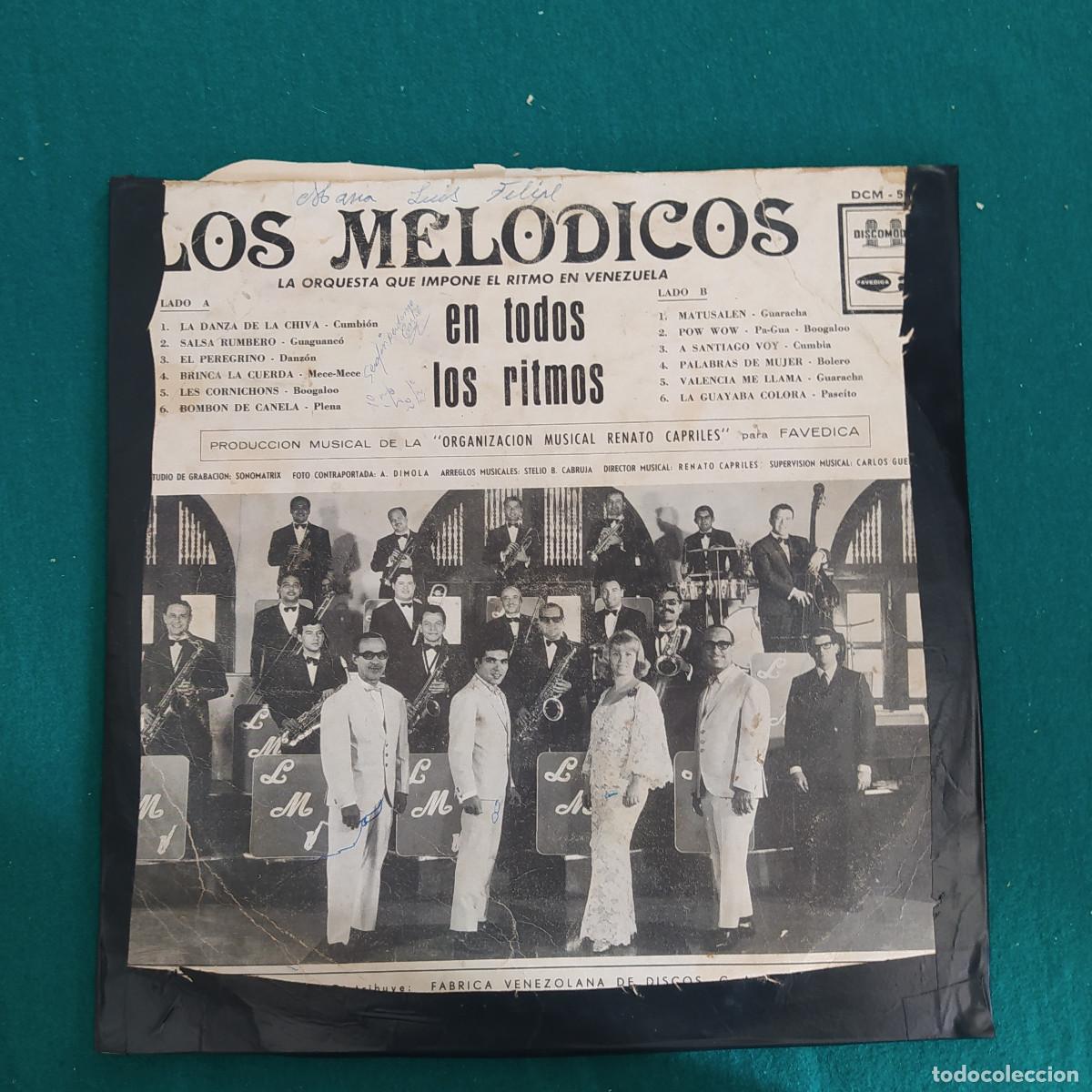 Discos de vinilo: Los Mel&oacute;dicos &ndash; En Todos Los Ritmos - Foto 2