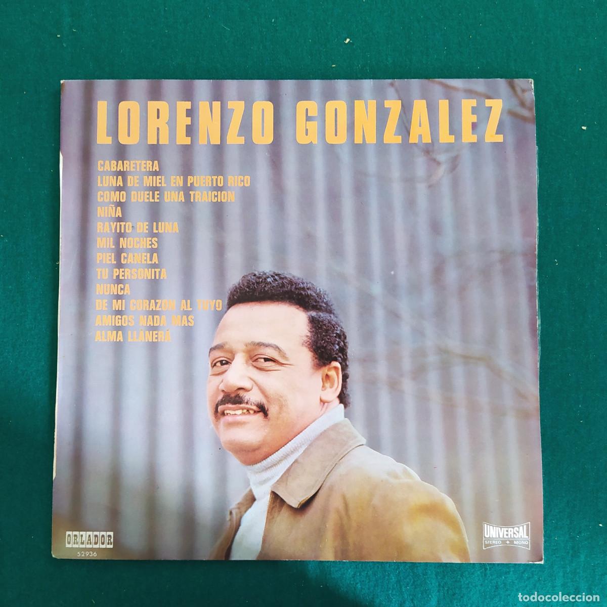 Disques de vinyle: Lorenzo Gonzalez &ndash; Lorenzo Gonzalez