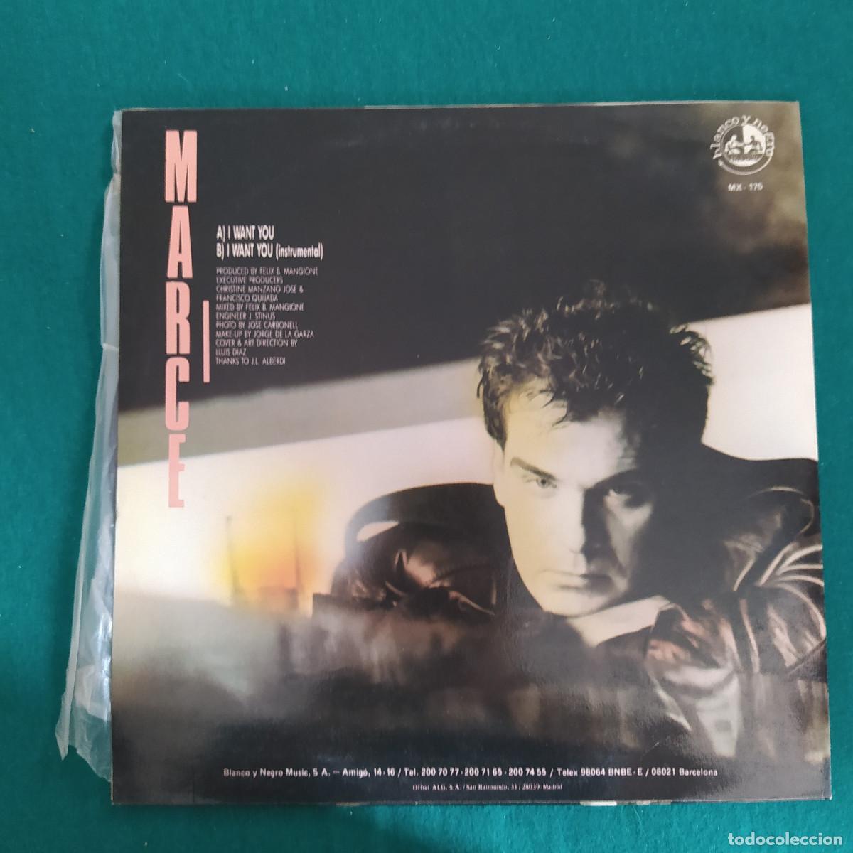 Discos de vinilo: Marce &ndash; I Want You 1987 - Foto 2