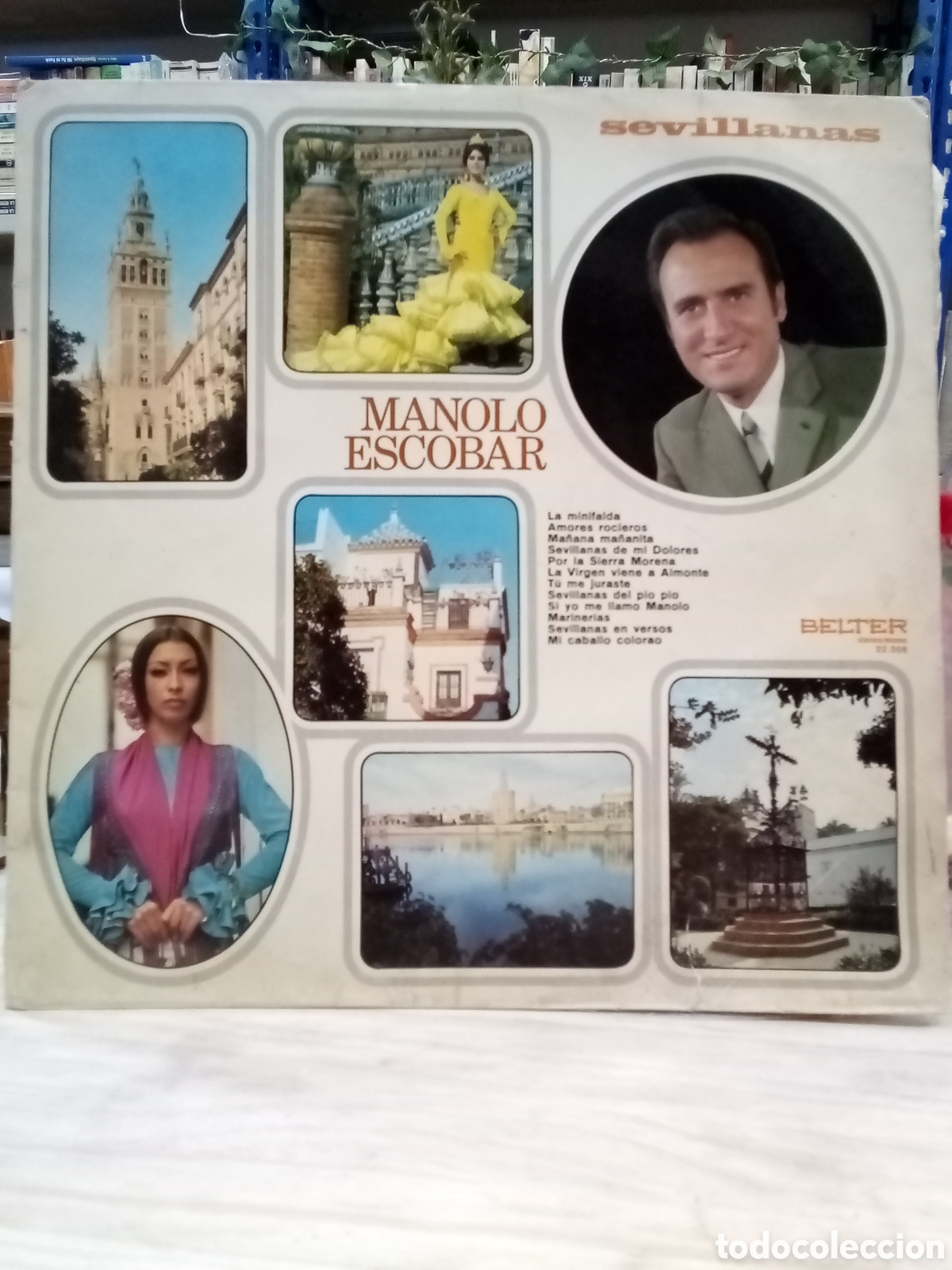 Discos de vinilo: Vinilo Manolo Escobar : Sevillanas