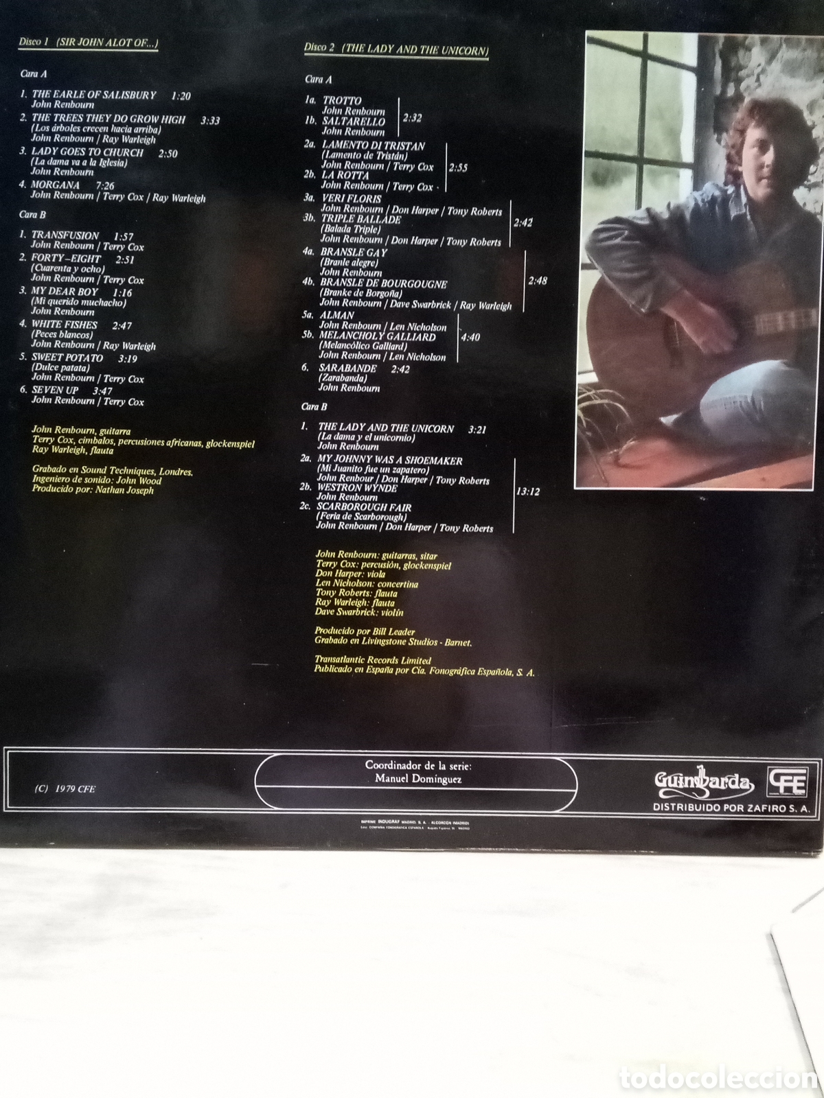 Discos de vinilo: Vinilo - John Renbourn. The lady and the unicorn (2 discos)