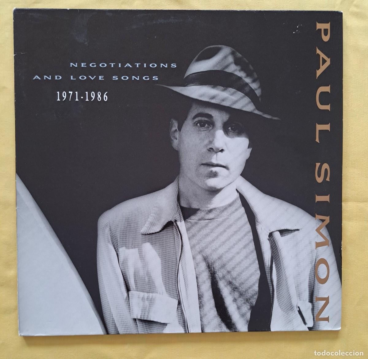 Discos de vinilo: PAUL SIMON - NEGOTATIONS AND LOVE SONGS (1971-1986) (2 LP) - WARNER BROS RECORDS 925 789-1 - UK 1988