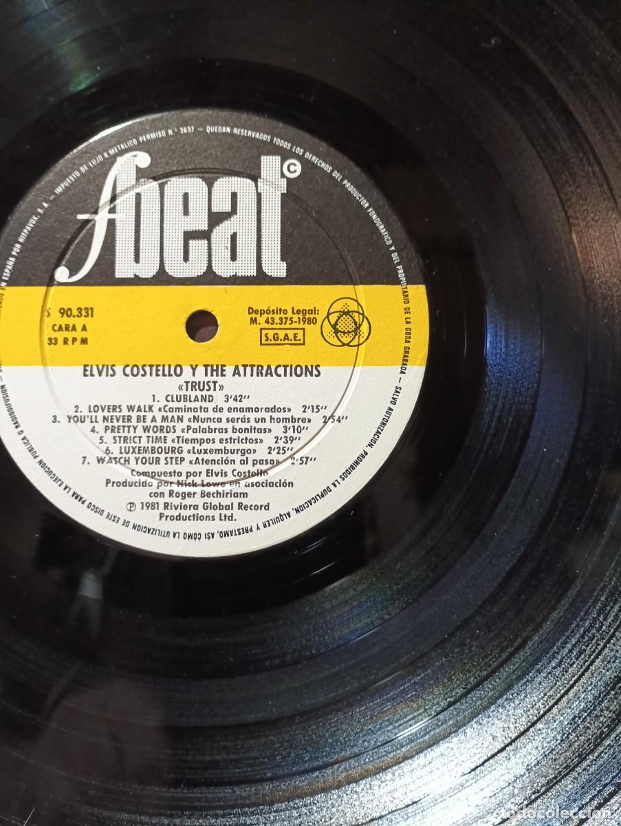 Discos de vinilo: ELVIS COSTELLO-Trust. - Foto 4