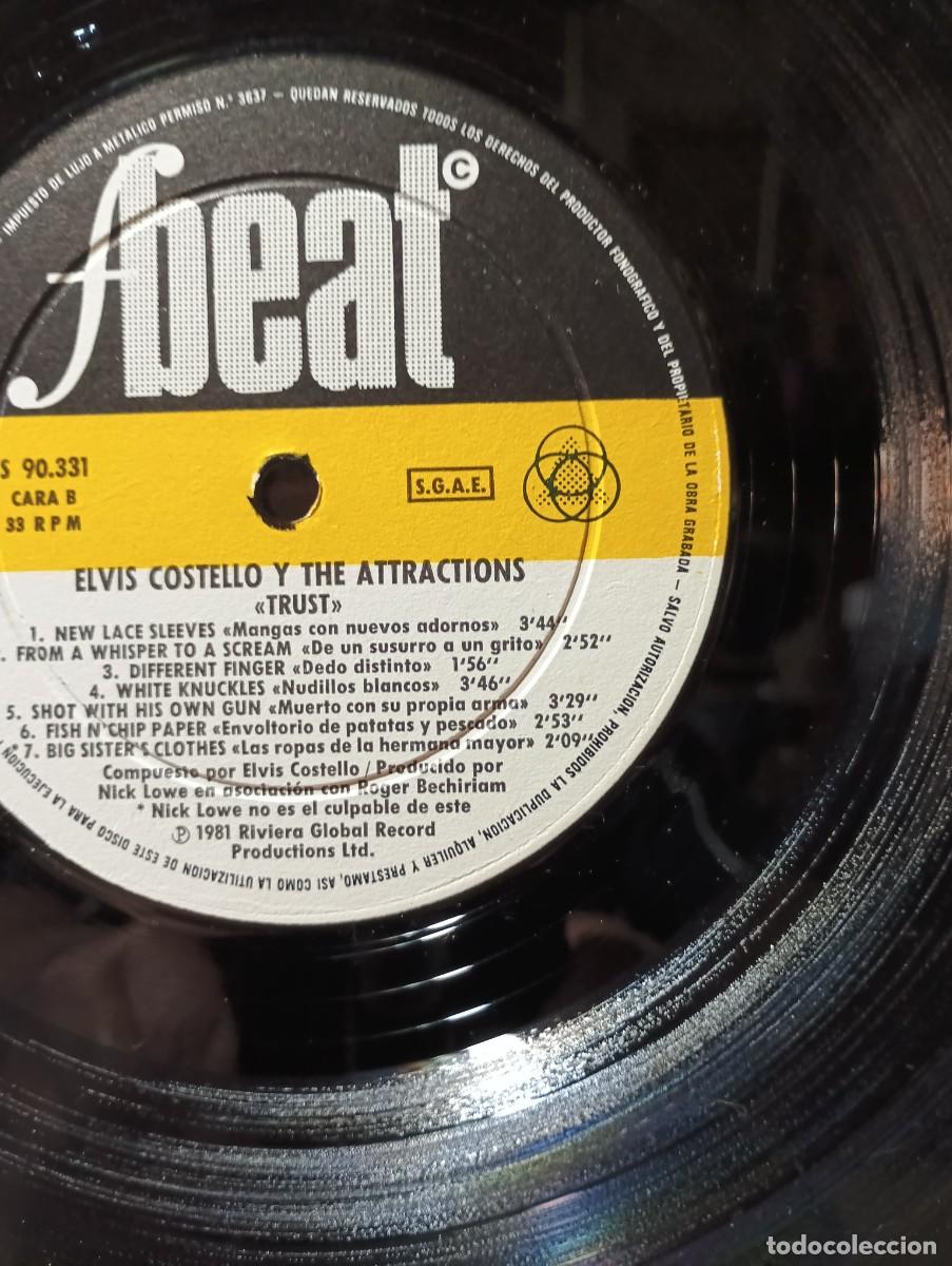 Discos de vinilo: ELVIS COSTELLO-Trust. - Foto 5