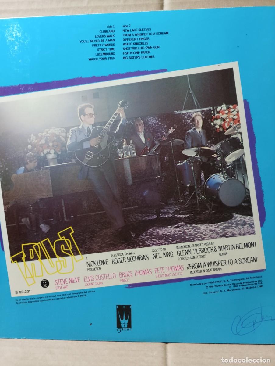Discos de vinilo: ELVIS COSTELLO-Trust. - Foto 6