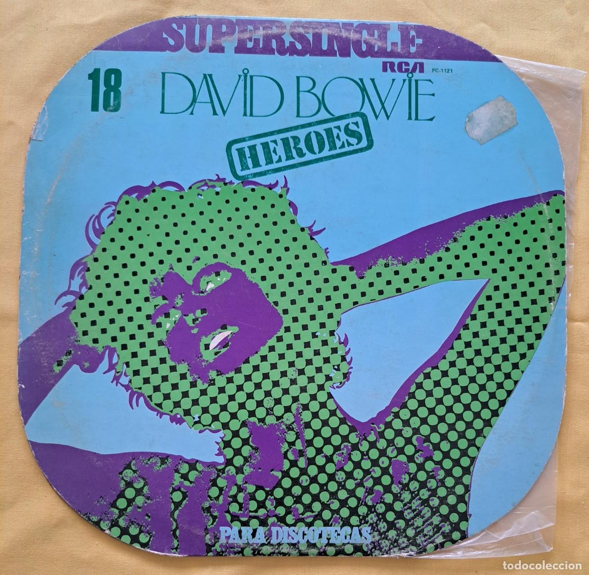 Discos de vinilo: SAVID BOWIE - HEROES - SUPERSINGLE 18, RCA PC-1121 - 1977