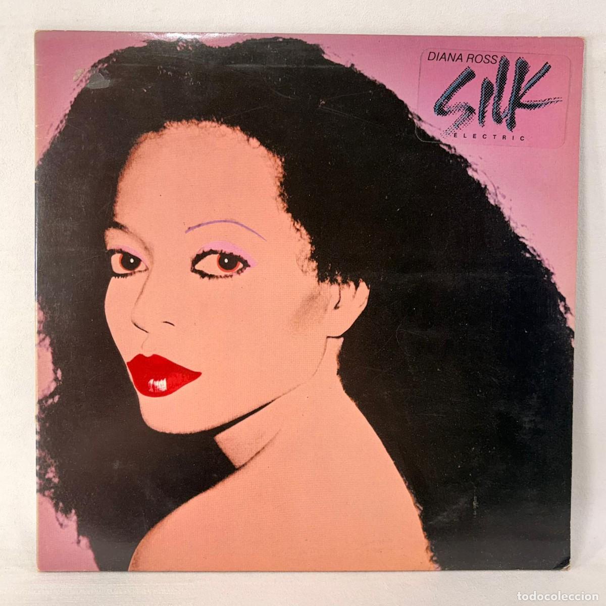 Discos de vinilo: LP - VINILO DIANA ROSS - SILK ELECTRIC - DOBLE PORTADA + ENCARTE - ESPA&Ntilde;A - A&Ntilde;O 1982
