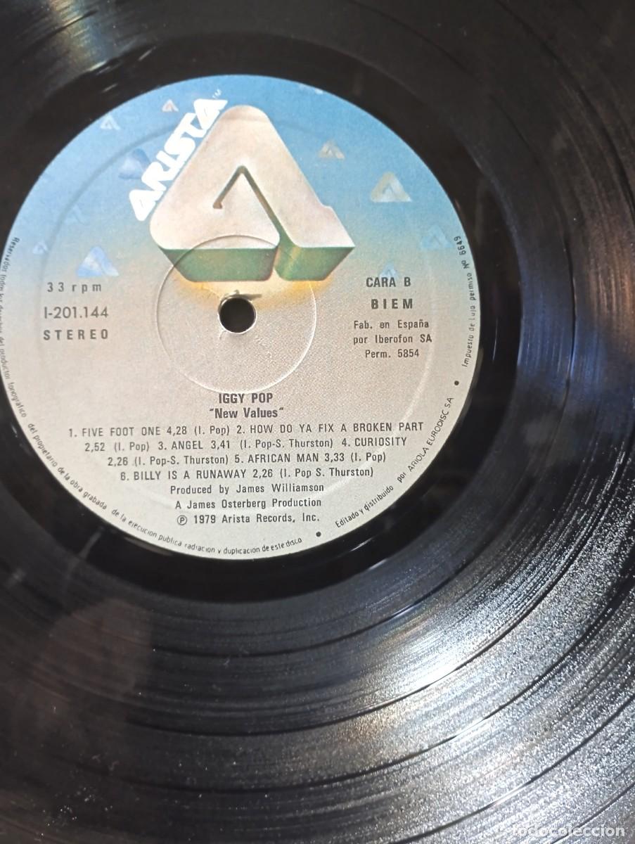 Discos de vinilo: IGGY POP-New Values. - Foto 5