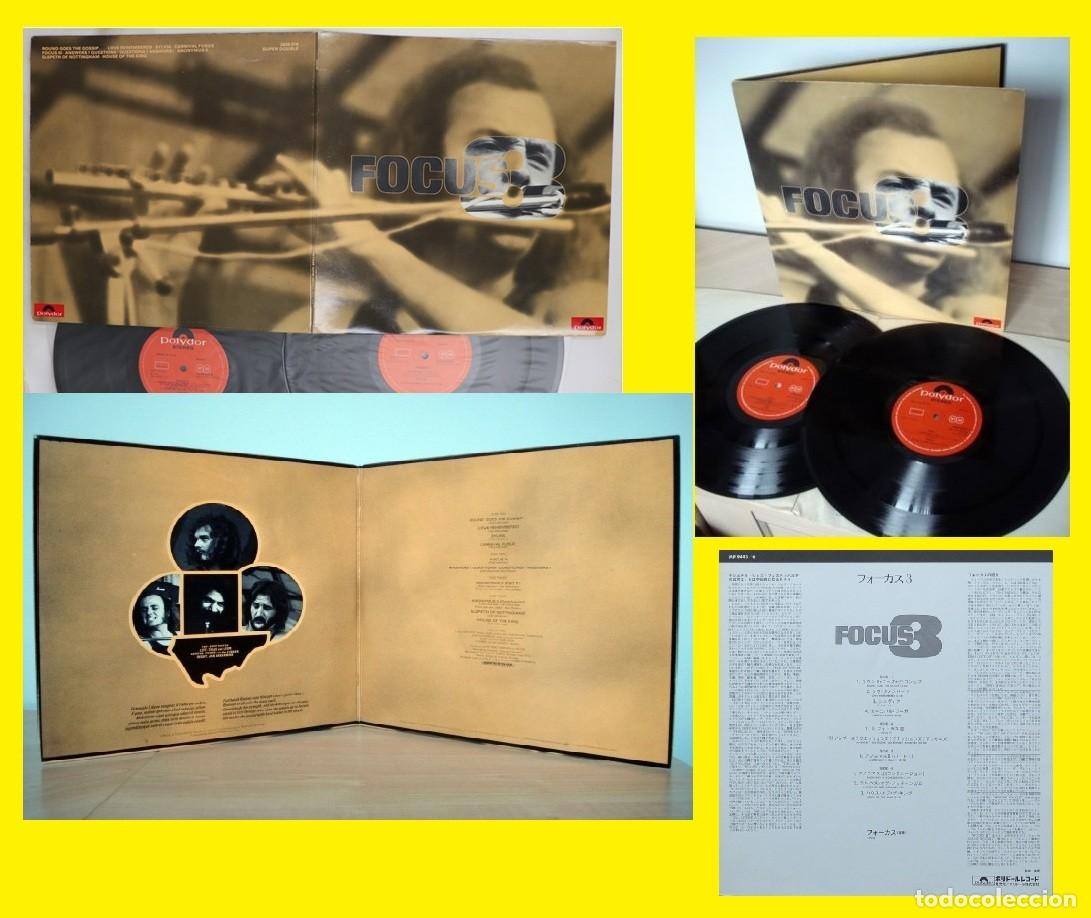 Dischi in vinile: FOCUS / FOCUS 3, 2LPs GREAT PROGRESIVO Thijs van Leer, jan akkerma ORIG EDIT JAPAN + INSERTO,72, EXC