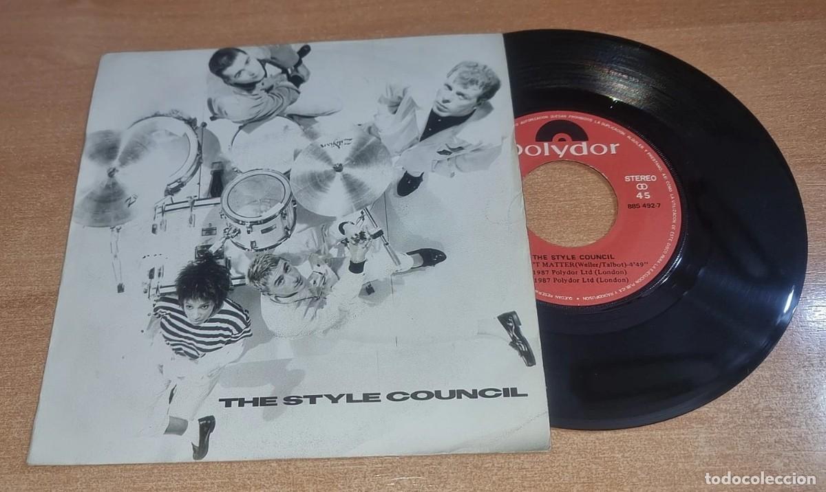 Discos de vinilo: THE STYLE COUNCIL It didn't matter PAUL WELLER 7&rdquo; SINGLE VINILO 1987 ESPA&Ntilde;A CONTIENE 2 TEMAS