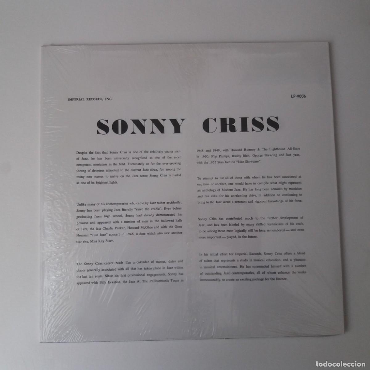 Discos de vinilo: Sonny Criss. Jazz - U.S.A. LP - Foto 2