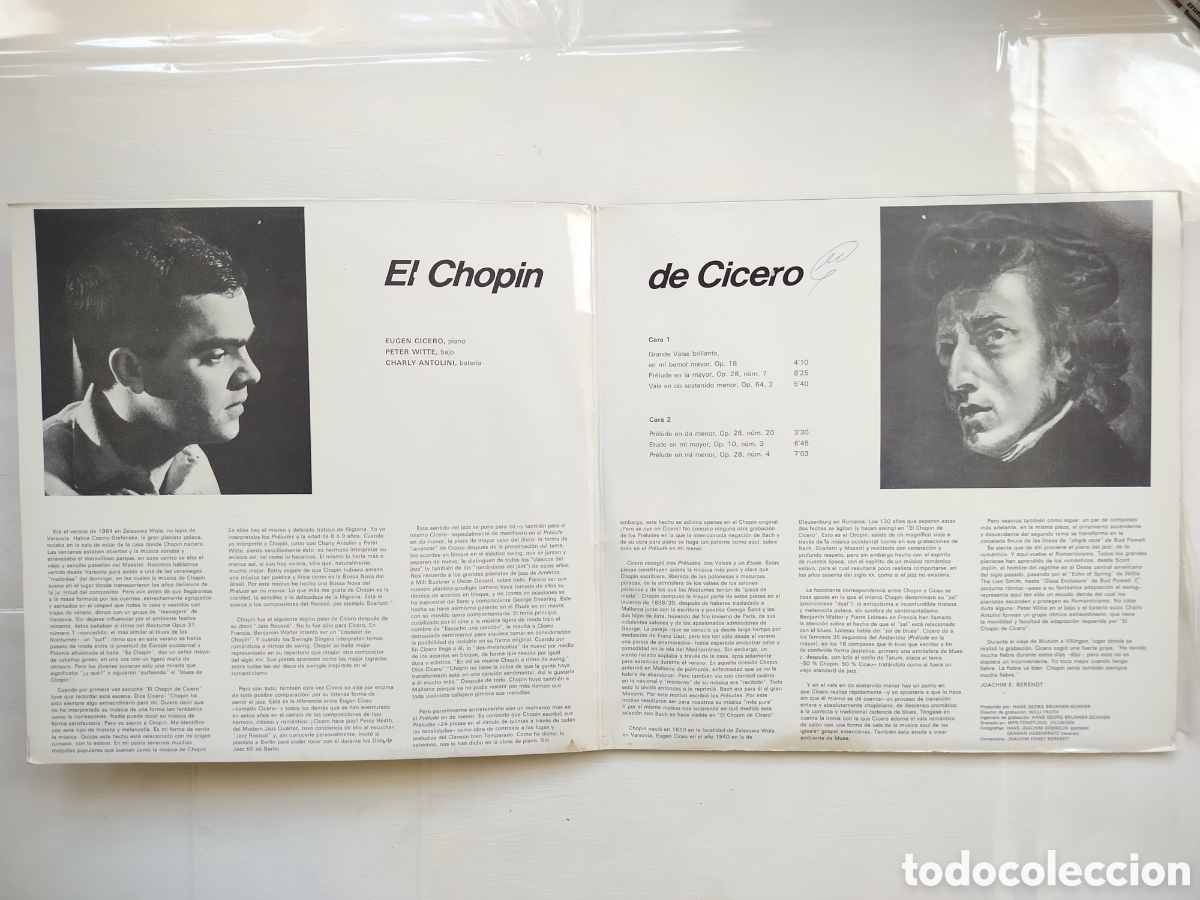 Discos de vinilo: Cicero LP El Chopin de... - Foto 3
