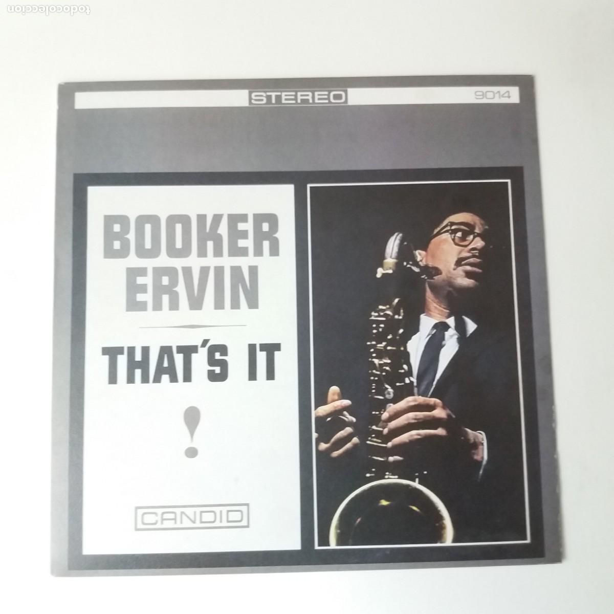 Discos de vinilo: Booker Ervin. That&acute;s It! LP sonido anal&oacute;gico 1985