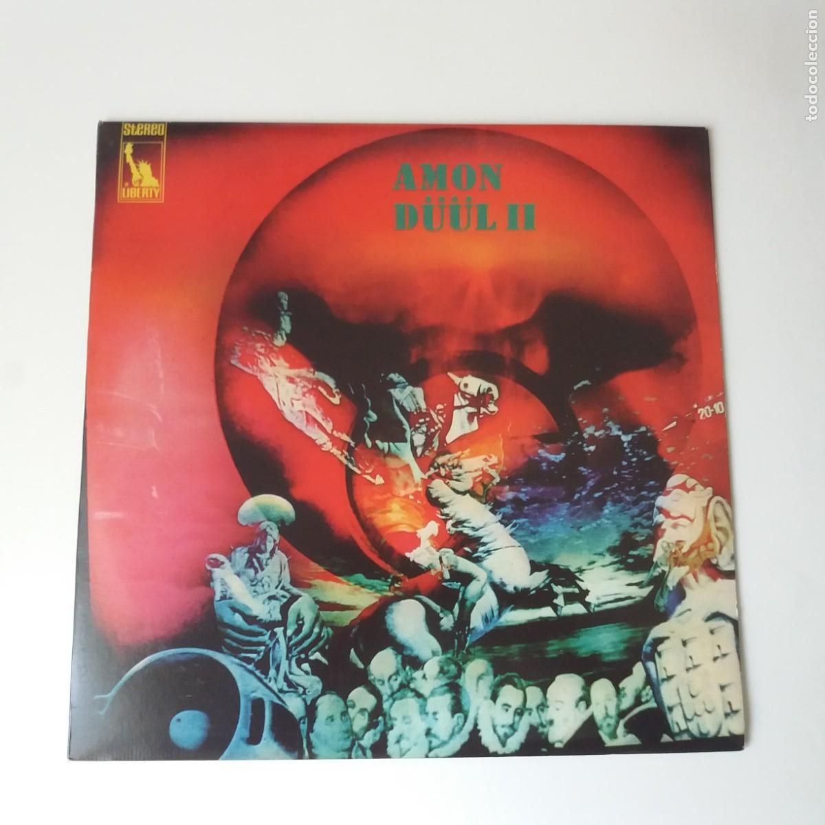 Discos de vinilo: Amon D&uuml;&uuml;l II &ndash; Tanz Der Lemminge. Doble LP Krautrock 70s.