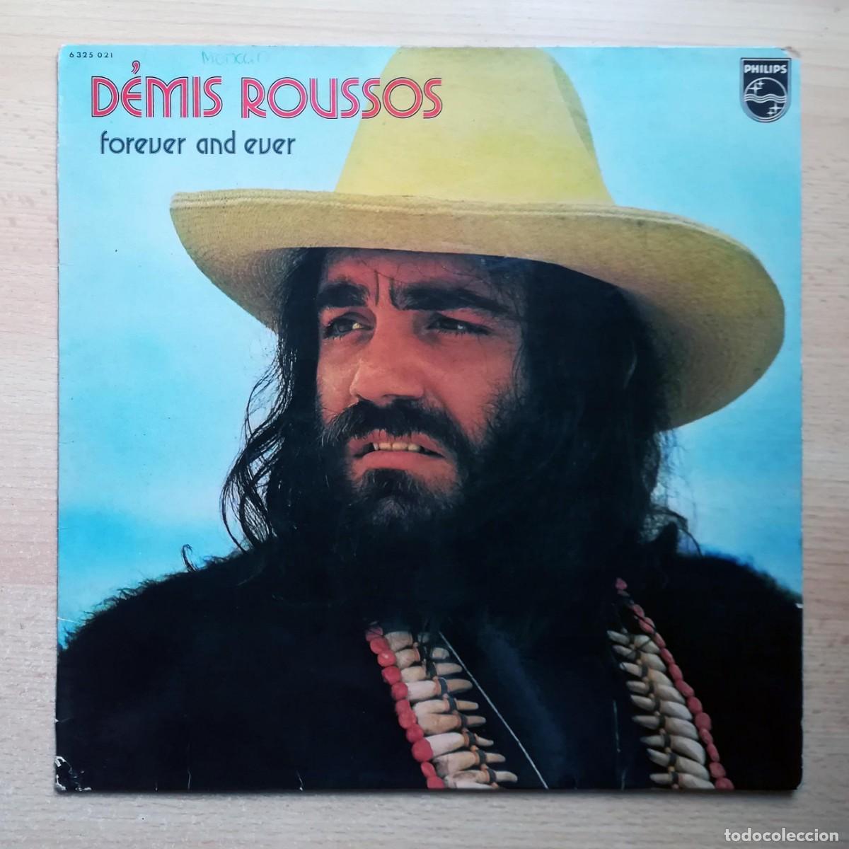 Discos de vinilo: LP The very best of Demis Roussos. Forever and ever, My friend the wind...