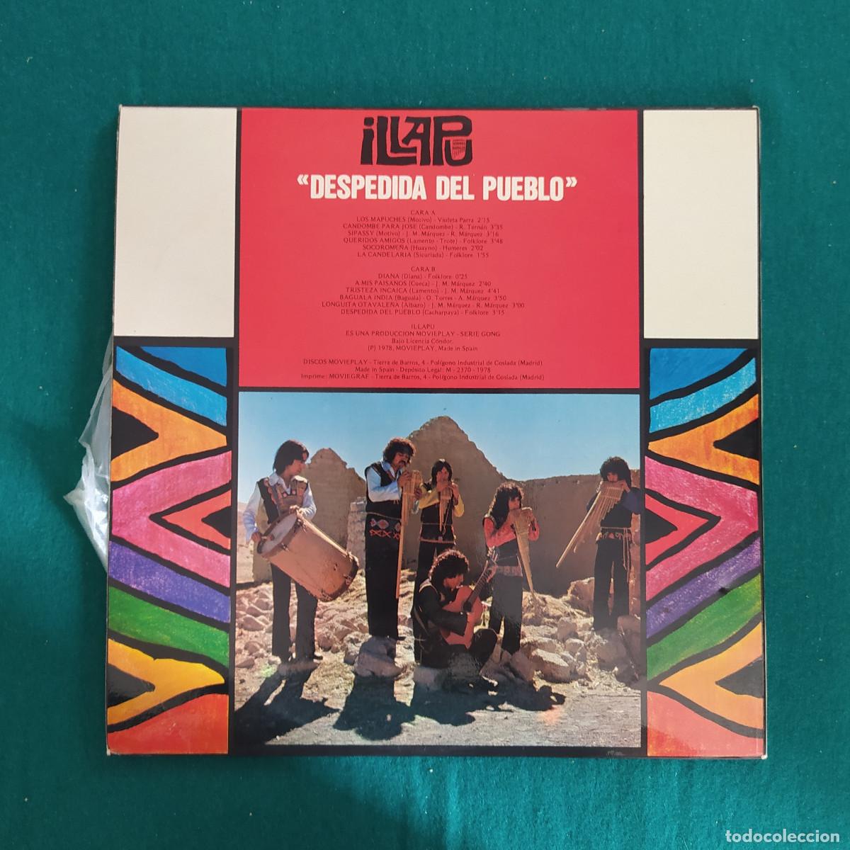 Discos de vinilo: Illapu &ndash; Despedida Del Pueblo - Foto 3