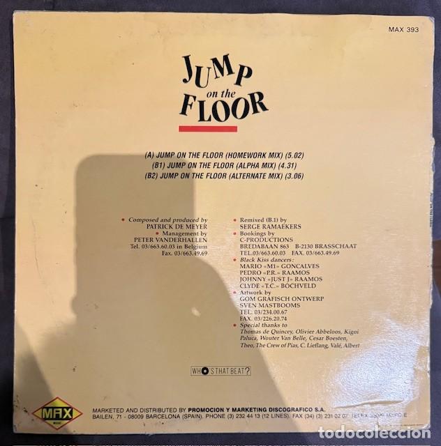 Discos de vinilo: Black Kiss Featuring Cherita - Jump On The Floor (12&rdquo;). Very G.G. 1990.R
