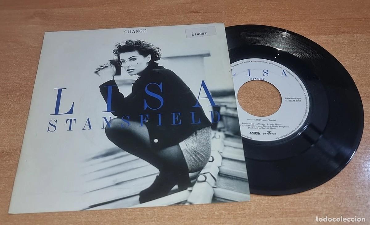 Discos de vinilo: LISA STANSFIELD Change SINGLE VINILO DEL A&Ntilde;O 1991 CONTIENE 2 TEMAS