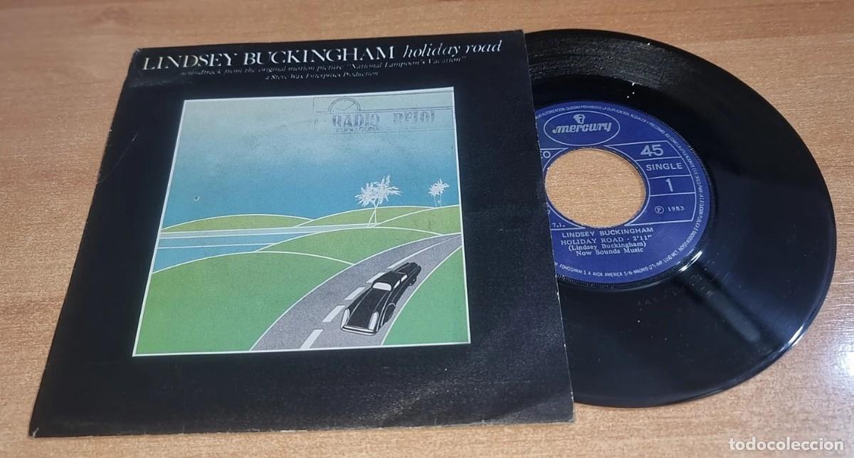 Discos de vinilo: LINDSEY BUCKINGHAN Holiday road SINGLE VINILO DEL A&Ntilde;O 1983 FLEETWOOD MAC CONTIENE 2 TEMAS