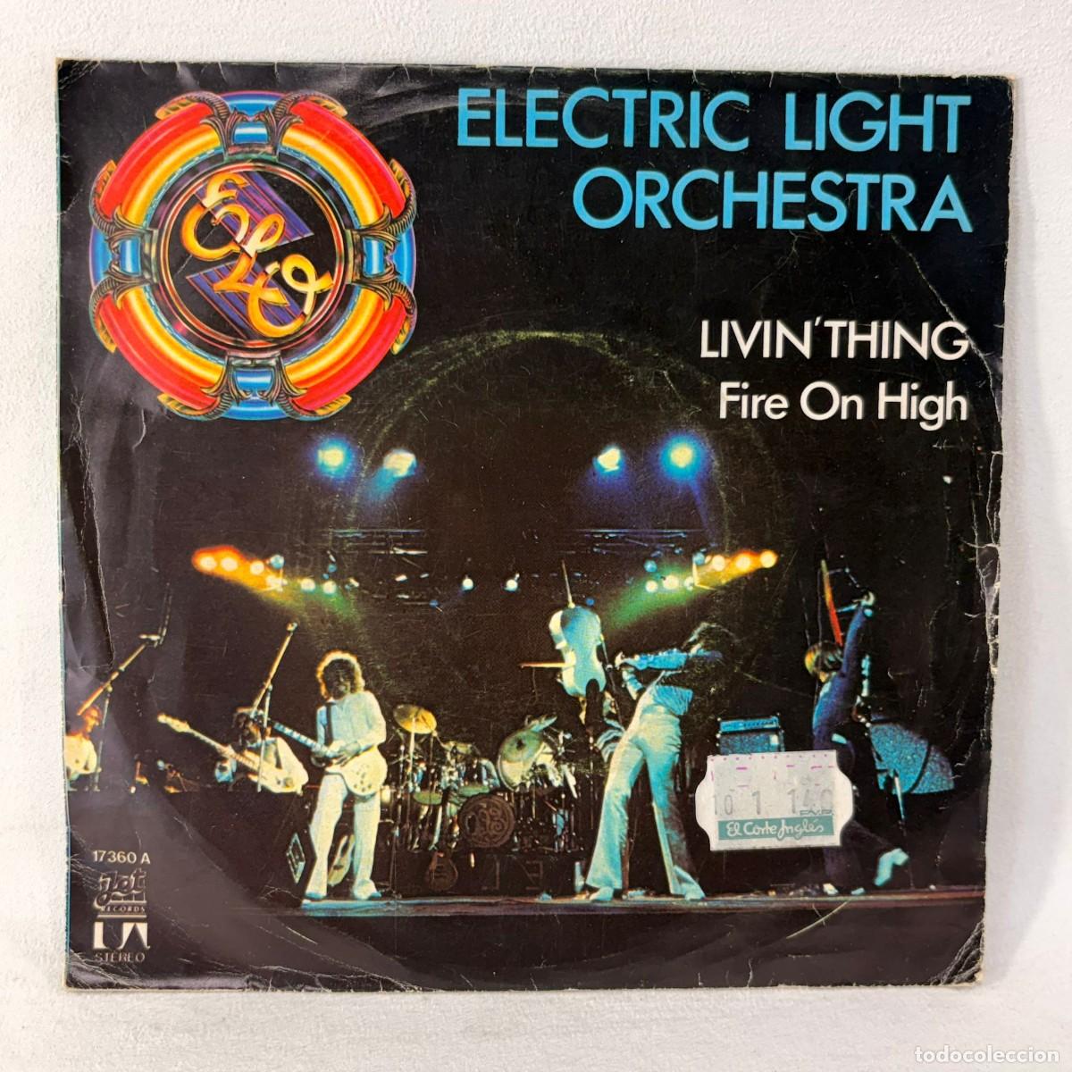 Discos de vinil: SINGLE ELECTRIC LIGHT ORCHESTRA - LIVIN'THING - ESPA&Ntilde;A - A&Ntilde;O 1976