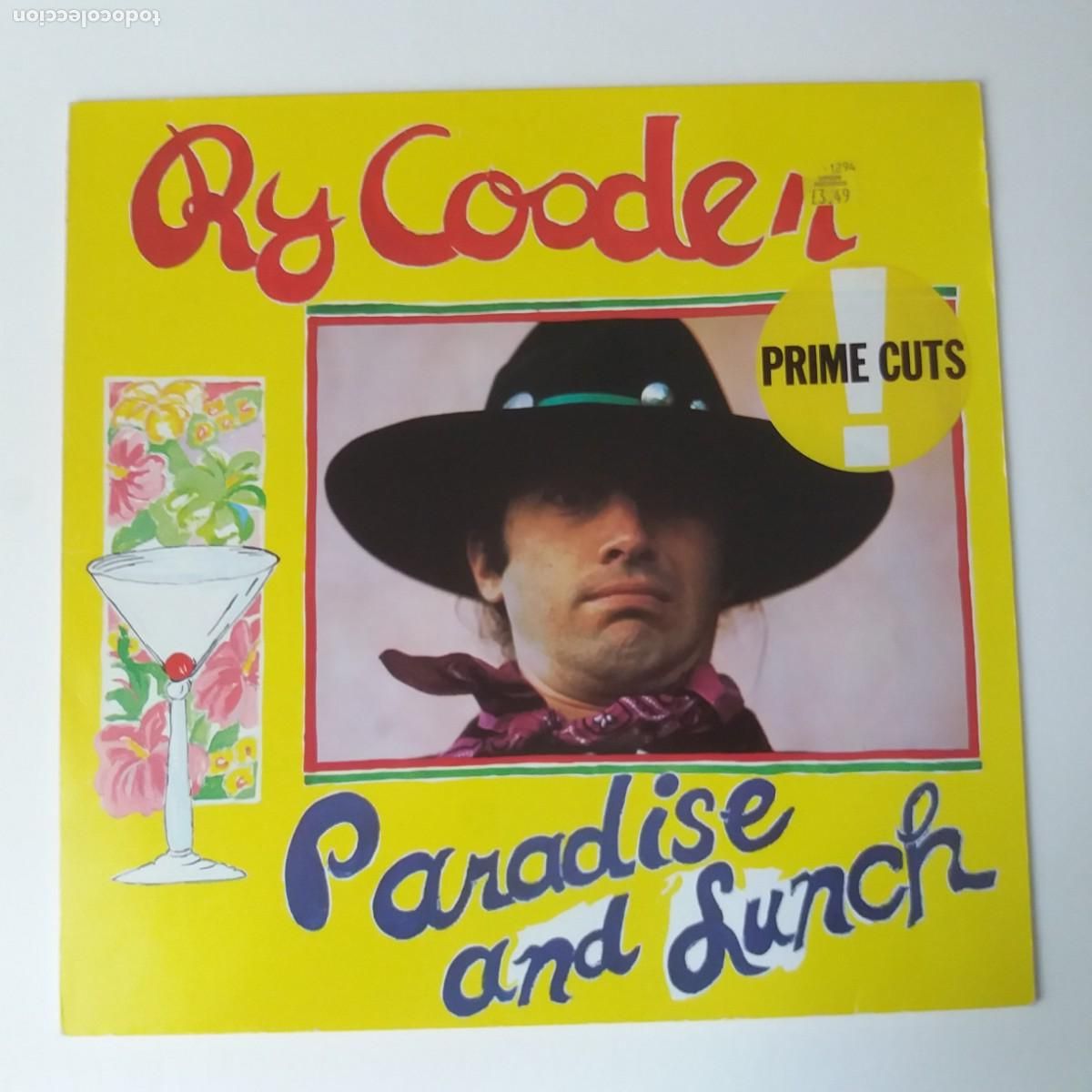 Discos de vinilo: Ry Cooder &lrm;&ndash; Paradise And Lunch. LP sonido anal&oacute;gico