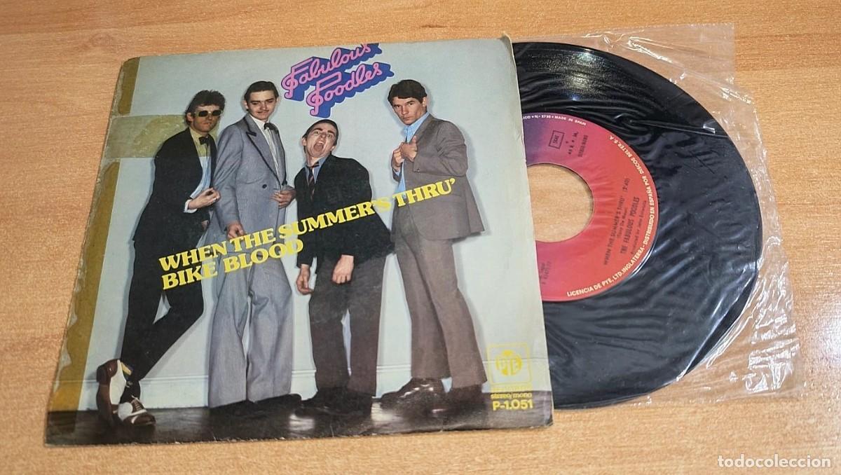 Discos de vinilo: FABULOUS POODLES When the summer's thru' SINGLE VINILO DEL A&Ntilde;O 1977 CONTIENE 2 TEMAS