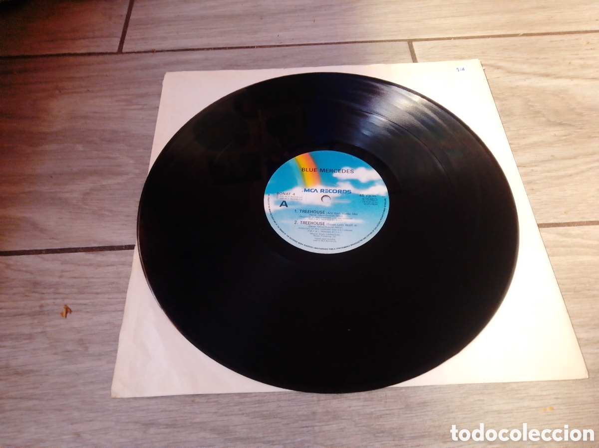Discos de vinilo: BLUE MERCEDES - TREEHOUSE - MAXI - S&Oacute;LO VINILO - UK - MCA - PLS 124 - L -