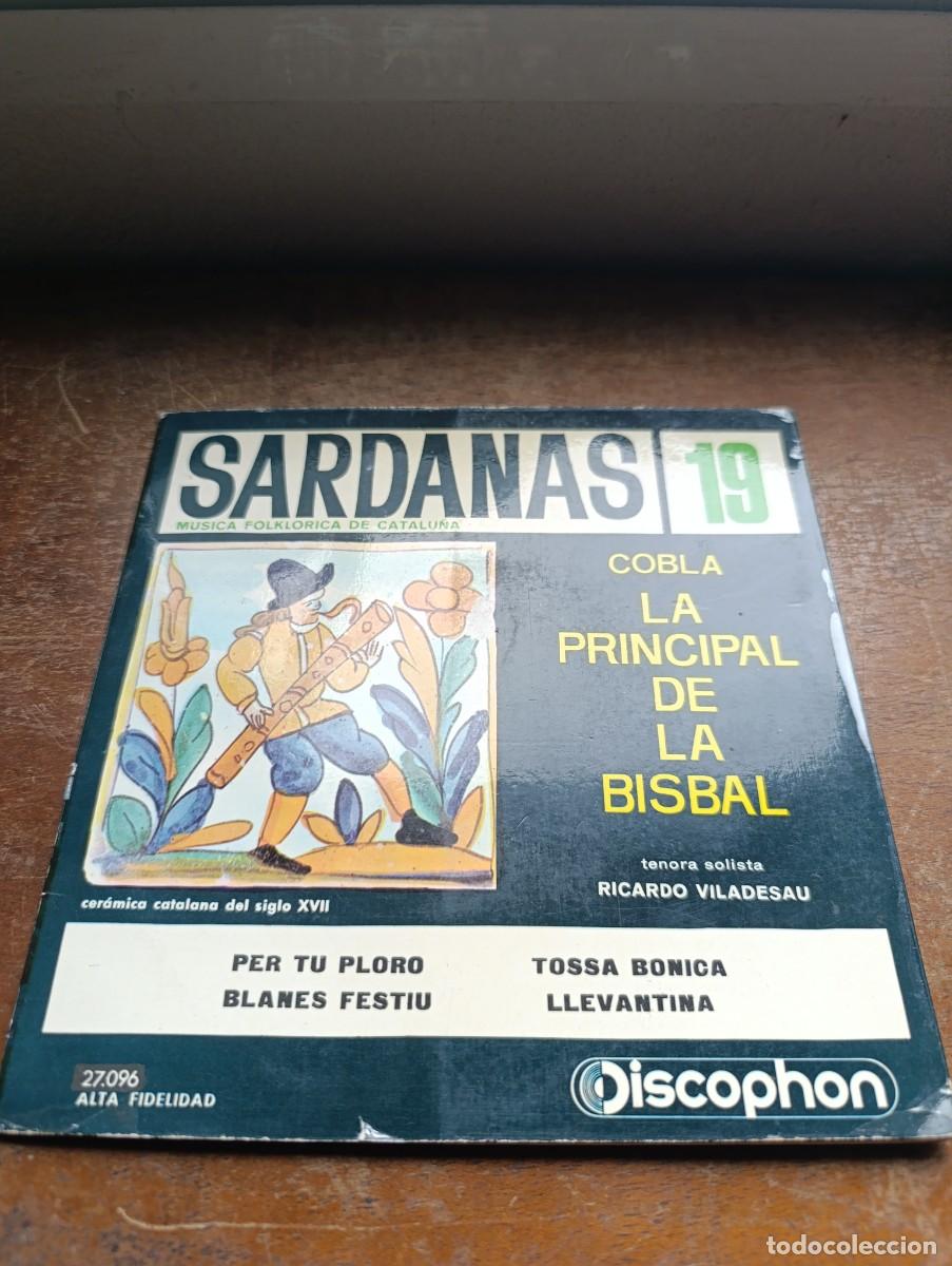 Discos de vinilo: Single Cobla La Principal De La Bisbal &ndash; Sardanas 19