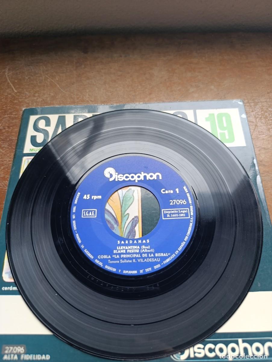 Discos de vinilo: Single Cobla La Principal De La Bisbal &ndash; Sardanas 19 - Foto 4