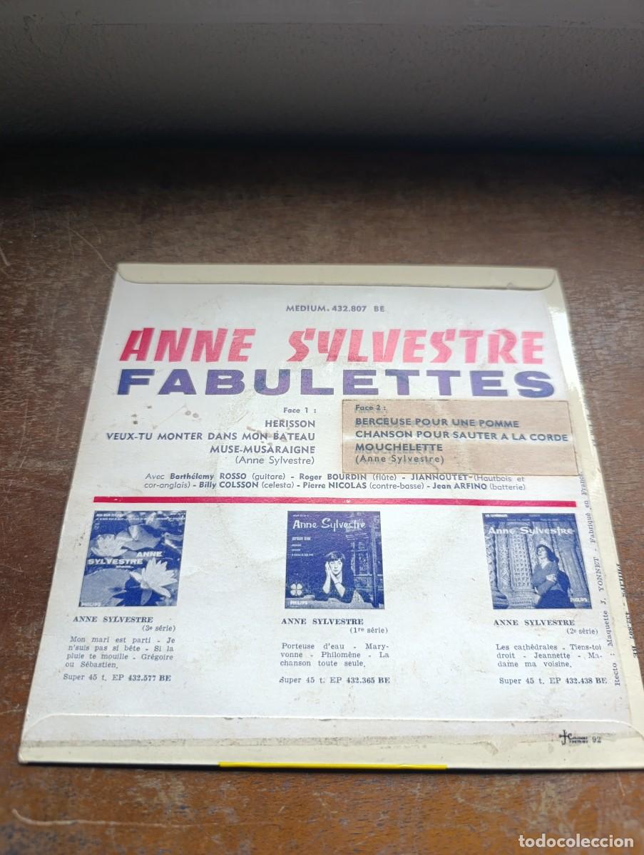 Discos de vinilo: Single Anne Sylvestre &ndash; Fabulettes - Foto 2