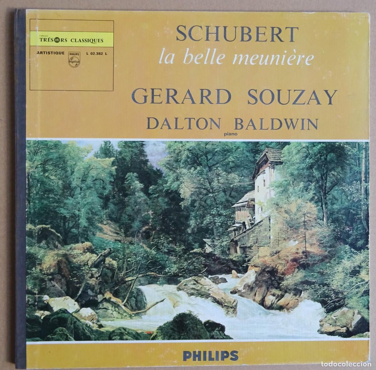 Discos de vinilo: Schubert la belle meuni&egrave;re Souzay/Baldwin Philips Edici&oacute;n francesa