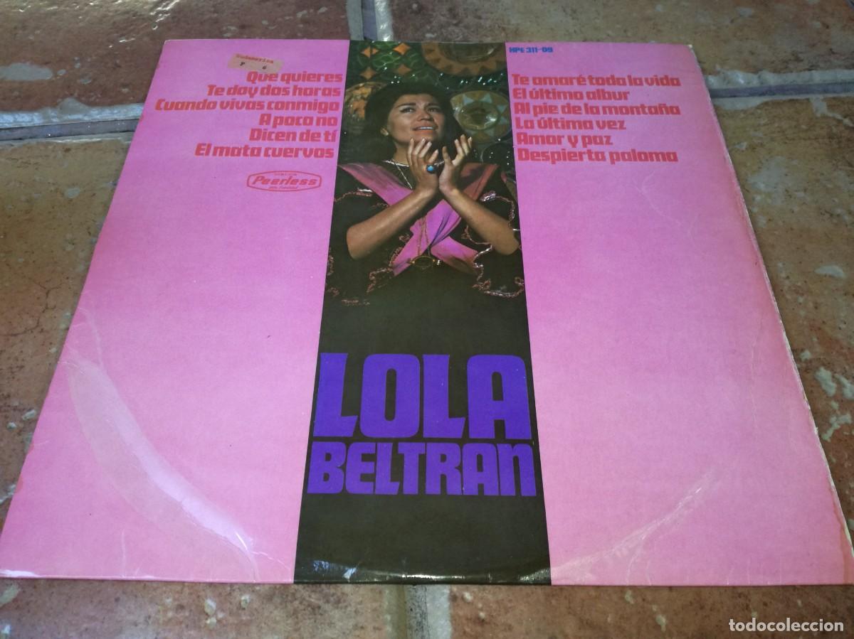 Discos de vinilo: LOLA BELTRAN-QUE QUIERES-ORIGINAL 1966
