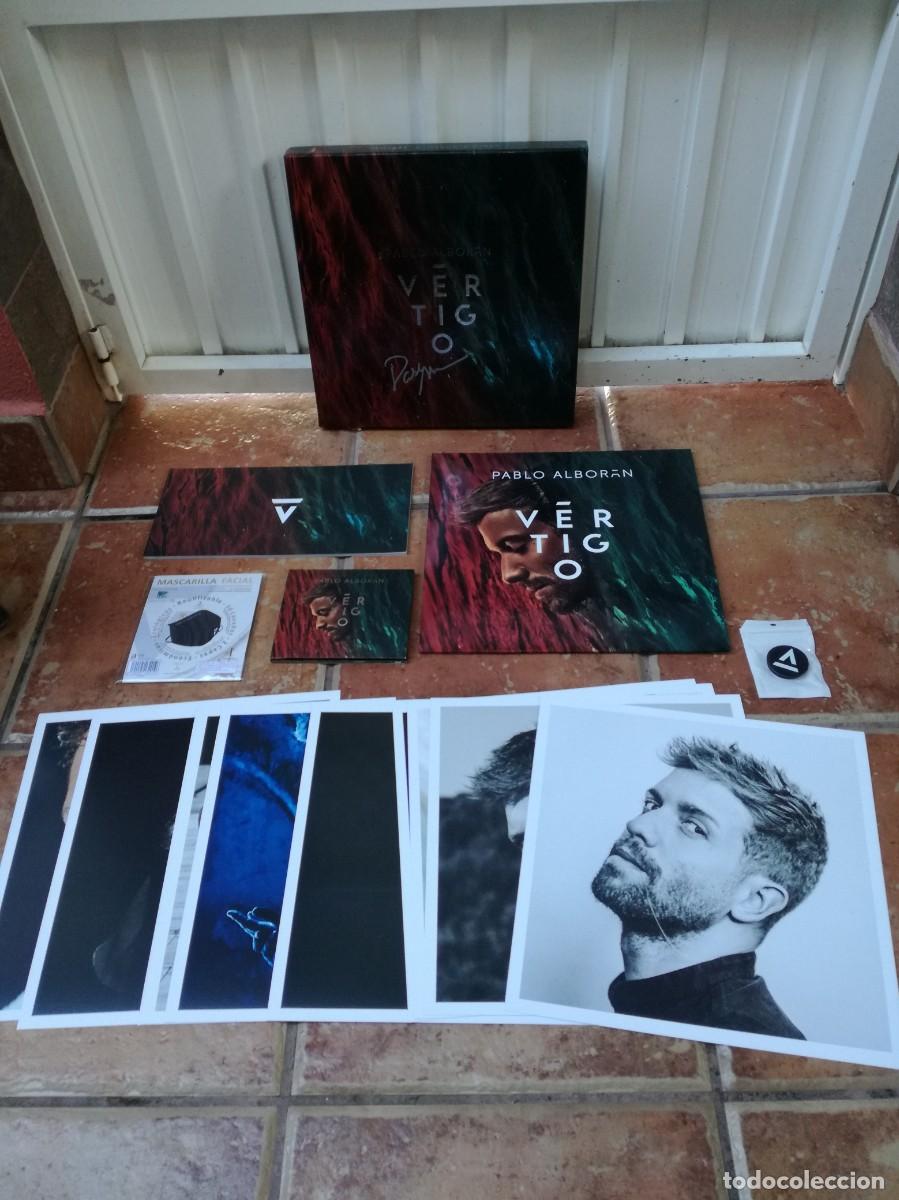 Discos de vinilo: PABLO ALBOR&Aacute;N-V&Eacute;RTIGO-BOX DELUXE EDICI&Oacute;N LIMITADA Y NUMERADA-AUTOGRAFIADO