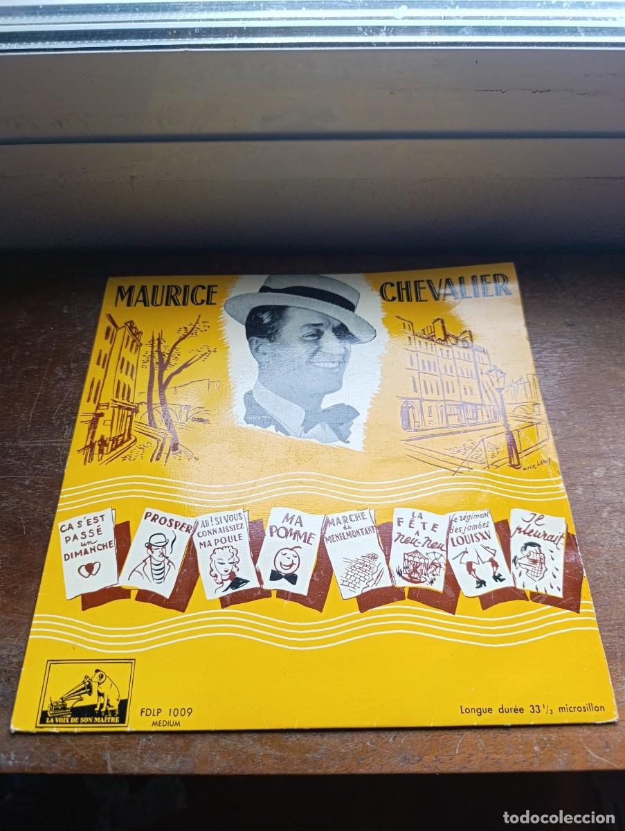 Discos de vinilo: LP Maurice Chevalier &ndash; &Ccedil;a Cest Pass&eacute; Un Dimanche - Foto 1